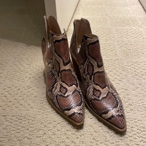 Snakeskin Vince Camuto Boots